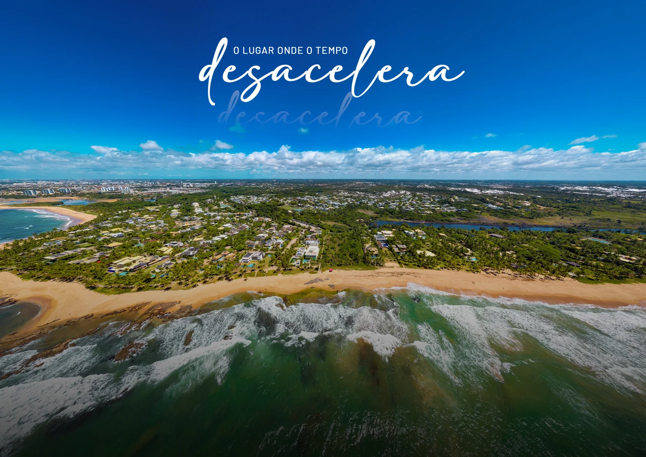 Vista da região de Busca Vida apresentada no pré-book
