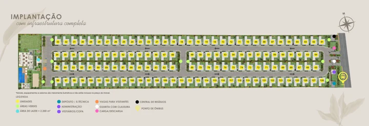 Planta ilustrativa do Line · perspectiva ilustrativa